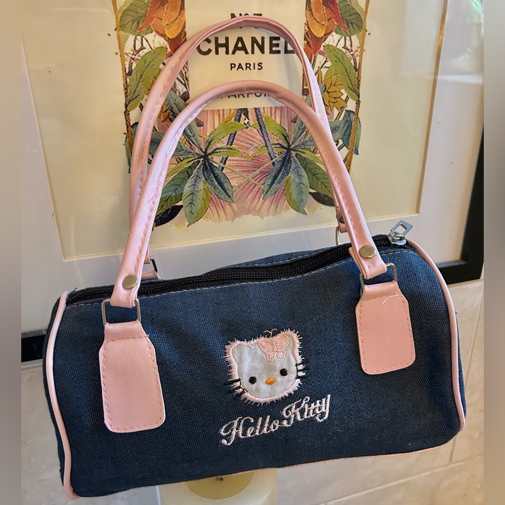 Hello Kitty VINTAGE denim PURSE 👛